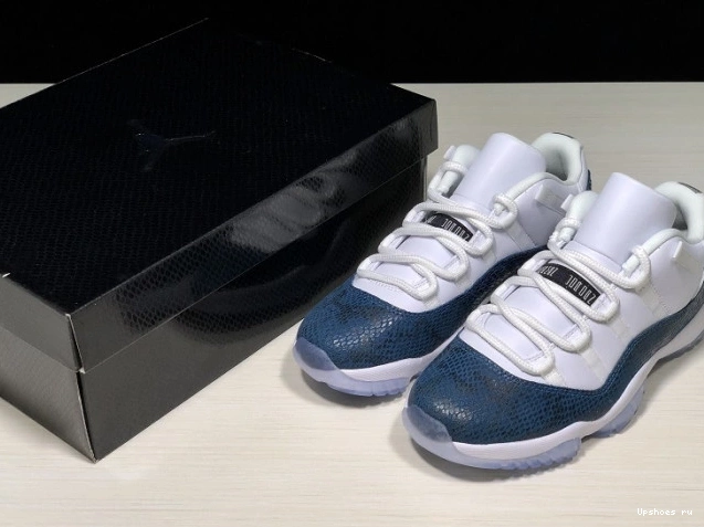 Low Jordan 'Blue 11 Snakeskin' CD6846-102 Air 0507